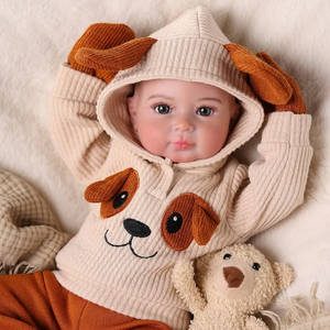 Poupée Reborn Artisanale Babeside <span class=keywords><strong>Jamie</strong></span>, 20 Pouces, Petit Bébé Garçon, Corps Souple en Vinyle - Product Image 2