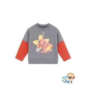 Camiseta OZKIZ con Diseño de Estrella Coreana para Niños, 100% Algodón, Tejido Transpirable, 2-6 Años, Moda Infantil al por Mayor para Primavera/Otoño - Product Image 1