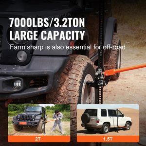 Sollevatore Idraulico per Trattori e Auto, Capacità 7000 Libbre, 60 Pollici, Sollevamento Elevato, con Cricchetto, per Uso Agricolo e Stradale, Resistente - Product Image 2