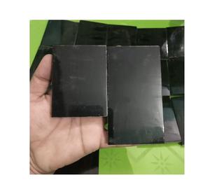 Elegante Gema Cabujón Baguette de Búfalo Negro con Acabado Brillante en un Solo Lado a un Precio Competitivo - Product Image 1