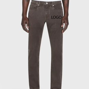 Pantalon en jean décontracté pour homme, design streetwear pour l'extérieur / Matière de haute qualité avec logo personnalisé, coupe décontractée, tissu en coton durable - Product Image 1