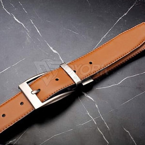 Ceinture en cuir élégante, ceinture en cuir lisse avec sangle résistante et look intemporel pour un style décontracté et habillé - Product Image 3