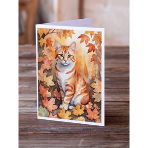 A7แปลกๆขนาด5x7กระดาษโน๊ตเปล่าลายเสือชีตาแพ็ค8ซองสำหรับทักทาย - Product Image 2