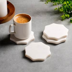 Amazing Design Marble Coaster Stone Coaster Wood Marble Coaster Stone and Coaster Tea Place Mats At Factory wholesale Price - Product Image 4