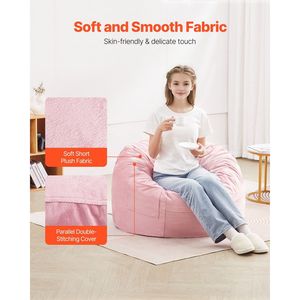 Poltrona Sacco Rotonda da 3 Piedi con Rivestimento Rimovibile e Lavabile, in Memory Foam 25D Morbido e Liscio, Divano Sacco Dutch - Product Image 3