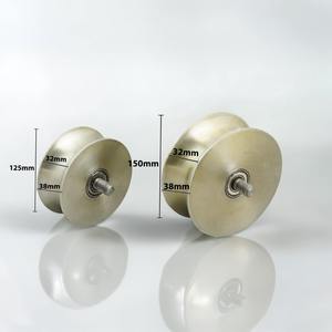 Rueda de Rodamiento Angular de 75 mm para Puerta Corredera, Acero Pulido, Moderna, Duradera, Fácil Instalación, Suave, de Alta Resistencia - Product Image 3
