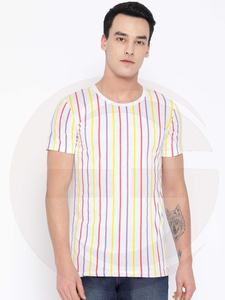 T-shirt décontracté pour homme à manches courtes en polyester/coton 200 grammes, imprimé numériquement 2023, avec impression personnalisée, prix de gros - Product Image 5
