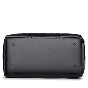 Sac de voyage pour homme, sac de sport, sac fourre-tout, sac de voyage en cuir imperméable avec séparation sec/humide - Product Image 4