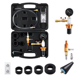 Kit di Riempimento Radiatore Sottovuoto - Strumento Portatile per Spurgo e Riempimento Sistema di Raffreddamento Auto con Manometro - Product Image 1