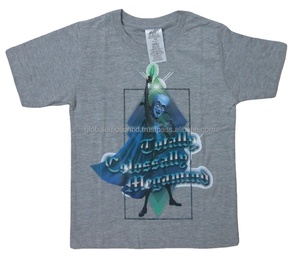 T-shirt personnalisable pour garçons autocollant à motif animal à séchage rapide décontracté col en O teint en spandex/coton à manches courtes écologique - Product Image 1