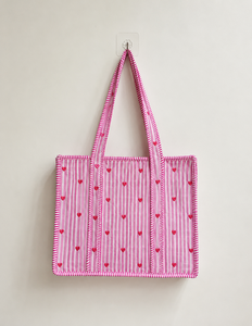Beautiful Light for Heart Print <b>Canvas</b> <b>Tote</b> Bag Zipper Closure Bohemian Vintage Fashion Design for Women's Shopping All Seasons - Product Image 1