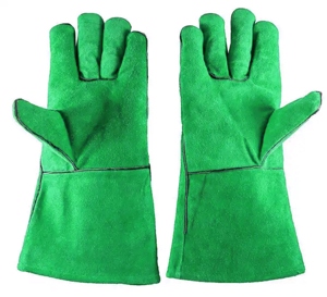 Guantes de Soldadura de Piel de Vacuno de Primera Calidad, Resistentes al Calor y a las Chispas, para Protección de Manos - Product Image 3