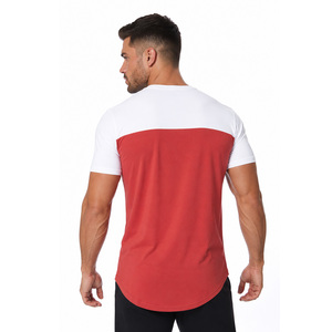 T-shirt de sport en coton tricoté 100% personnalisé OEM ODM pour hommes, qualité supérieure, respirant, séchage rapide, confortable pour l'entraînement - Product Image 6