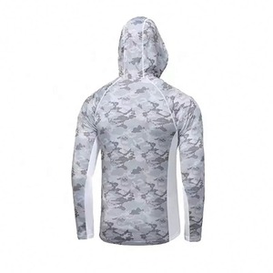 Sudadera con Capucha de Pesca Transpirable e Impermeable con Protección Solar UPF50, Personalizable con Logotipo, Sublimación, Unisex - Product Image 3