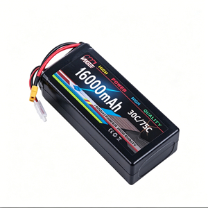 Batterie lithium-ion JAHORN 16000mAh 6S1P 26.4V 30C/75C à longue autonomie, batterie rechargeable haute puissance pour drone FPV - Product Image 1