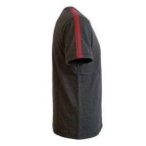 Wholesale Custom Logo Grey High Men O-neck Shirts High Selling Articles Quality <b>100</b>% Cotton <b>Polyester</b> Streetwear Breathable Man - Product Image 4