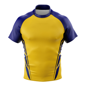 Uniforme de Rugby Personalizado, Camiseta de Rugby, Ropa Deportiva al por Mayor, Proveedor de Ropa Deportiva, Camiseta Deportiva Transpirable de Poliéster, Talla Adulto - Product Image 2