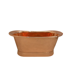 Bañera de Cobre de Alta Calidad, Bañera de Superficie Sólida, Independiente, Color Oro Antiguo, para Hoteles de Lujo, Venta al Por Mayor - Product Image 6