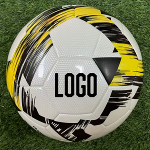 Ballon de football en cuir PU léger, cousu à la machine, taille 3, mini ballon de football pour enfants - Product Image 1