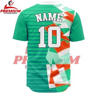 Maillot de baseball unisexe respirant, grande taille, personnalisable avec le nom de l'équipe, vêtement de sport léger de qualité supérieure - Product Image 4