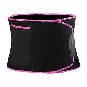 Premium Neoprene Waist Trimmer <b>Belt</b> With Adjustable Fit Heat Retention Flexible <b>Support</b> Panel Personalized Custom Logo Options - Product Image 1