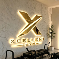 Letrero LED Personalizado para Negocios, Letrero Luminoso LED, Letrero con Logotipo LED Personalizado para Spa de Belleza, Logotipo de Pared para Gimnasio