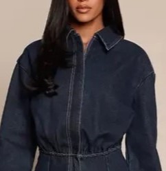 Ladies Denim Romper <b>Jumpsuit</b> Stylish Jean One Piece Casual Summer Clothing Wholesale Supplier Playsuit Overalls with <b>shorts</b> - Product Image 5
