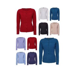 Nueva Colección de Suéteres Cárdigan de Algodón 100% para Mujer, Cuello Redondo Holgado con Botones, Precio Económico, Proveedor Mayorista BD - Product Image 6