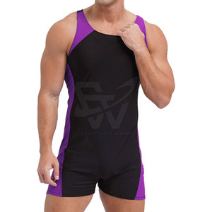 High Quality Wrestling <b>Singlets</b> Durable Material With Smooth Finish Perfect <b>For</b> <b>Men</b> Athletes - Product Image 2