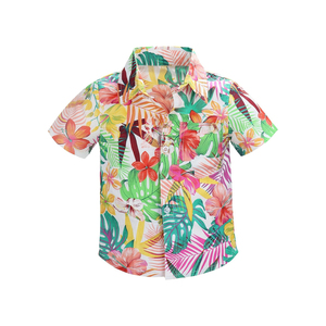 เสื้อเชิ้ตผู้ชายระบายอากาศได้ดี แขนสั้น ลายพิมพ์ฮาวาย สไตล์ลำลองชายหาด ติดกระดุม คุณภาพดี สีสันสดใส เหมาะสำหรับฤดูร้อน - Product Image 5