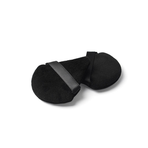 2 Pcs Black Triangle Powder <b>Puff</b>, Soft Velour Makeup <b>Puff</b> for Flawless Loose Powder Application - Product Image 2