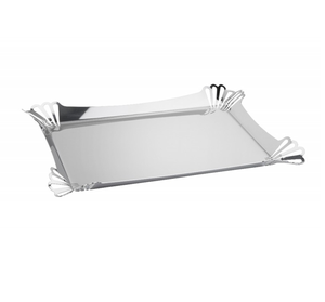 Creative Premium Quality Stainless Steel Serving Tray for <b>Table</b> Centerpieces Food Grade Storage Organizer Tray At Best Price - Product Image 2