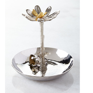 Porte-bijoux en métal en forme d'arbre de coco, support pour bagues - Product Image 2