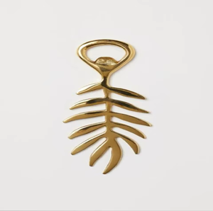 ที่เปิดขวดทองเหลืองรูปต้นปาล์มสไตล์คลาสสิก ดีไซน์แบนโลหะทนทาน - Product Image 3