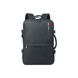 Sac à dos avec port USB, ceinture à coussin d'air, capacité de 24 L, polyester, SAKOS PLENA SBV172BKNG00, élégant, moderne, imperméable, pour ordinateur portable - Product Image 2