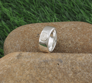 Bague fine minimaliste en argent sterling 925 plaqué, empilable, pour femme, style simple et discret - Product Image 2