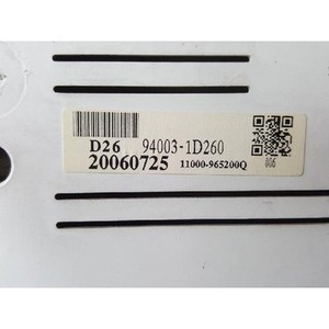 Conjunto de Panel de Instrumentos Carens II 2006-2010 Usado ORIGINAL 940031D260 - Product Image 3