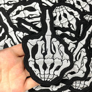Patch brodé en chenille personnalisé en gros, thermocollant ou à coudre, pour vêtements, vestes, casquettes, sacs – Badge logo personnalisé - Product Image 6