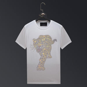เสื้อยืดพิมพ์ลายกากเพชร คุณภาพสูง แฟชั่นใหม่ ขายดีที่สุด ผลิตตามสั่ง ผ้าฝ้าย 100% ระบายอากาศได้ดี พร้อมจำหน่าย รับผลิตแบบ OEM - Product Image 5