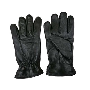 Gants en cuir d'agneau de qualité supérieure, pour la saison hivernale, prix bas, 100% cuir véritable, compatibles avec les écrans tactiles, thermiques, écologiques - Product Image 1
