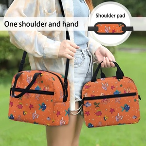 Sac à déjeuner isotherme imprimé sur demande, motif étoile de mer, sac de pique-nique pour enfants, durable, portable, sac bento pour enfants - Product Image 4