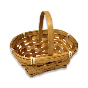 Best choice decorative woven oval flower <b>baskets</b> highest quality <b>bamboo</b> <b>basket</b> with top handle - Product Image 1