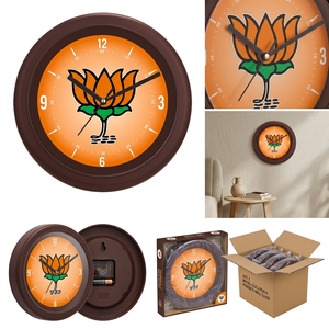 Horloge murale décorative personnalisée inspirée du style national Liviya pour la fête des mères et le Nouvel An chinois - Product Image 2