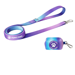 Correa Multiusos para Perro y Dispensador de Bolsas para Excrementos, Diseño Caleidoscopio, Ajustable, de Nailon Resistente, Agarre Cómodo, para Exteriores - Product Image 4