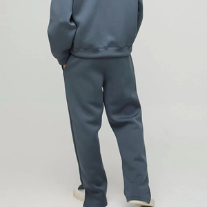 Wholesale Customizable Men's Winter <b>Hooded</b> Solid 100% Cotton Breathable Lightweight Oversized Tracksuits Sets for Casual Wear - Product Image 6