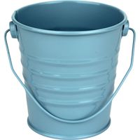 Nouvelle vente : Seau à plantes en métal thermolaqué, motif naturel vintage, pour jardin et intérieur, décoratif, taille et forme personnalisables