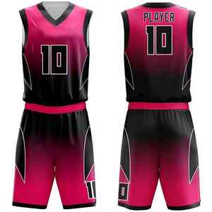 Tenues de basketball taille adulte respirantes sans manches, ensemble sportif fabriqué en usine, uniformes de basketball élégants à vendre - Product Image 1