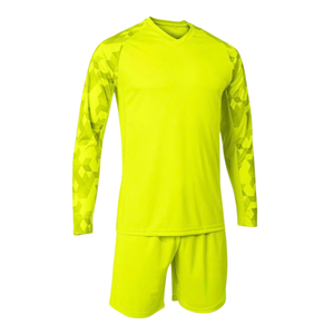 Ensemble de gardien de but camouflage, maillot à col en V à manches longues, short, uniforme de football pour hommes, écologique, respirant, séchage rapide, polyester - Product Image 1
