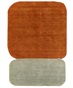 พรมผ้าไหมเนื้อวิสคอสทำด้วยมือแบบทันสมัยพรมปูพื้นดีไซน์หรูหราสำหรับห้องนั่งเล่น - Product Image 4