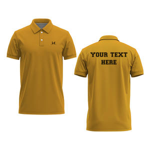 Camisetas Polo Casuales de Manga Corta para Hombre, Antiencogimiento, Tejido de Poliéster/Algodón, 200gsm, Impresión Serigráfica Personalizada en la Parte Delantera - Product Image 4